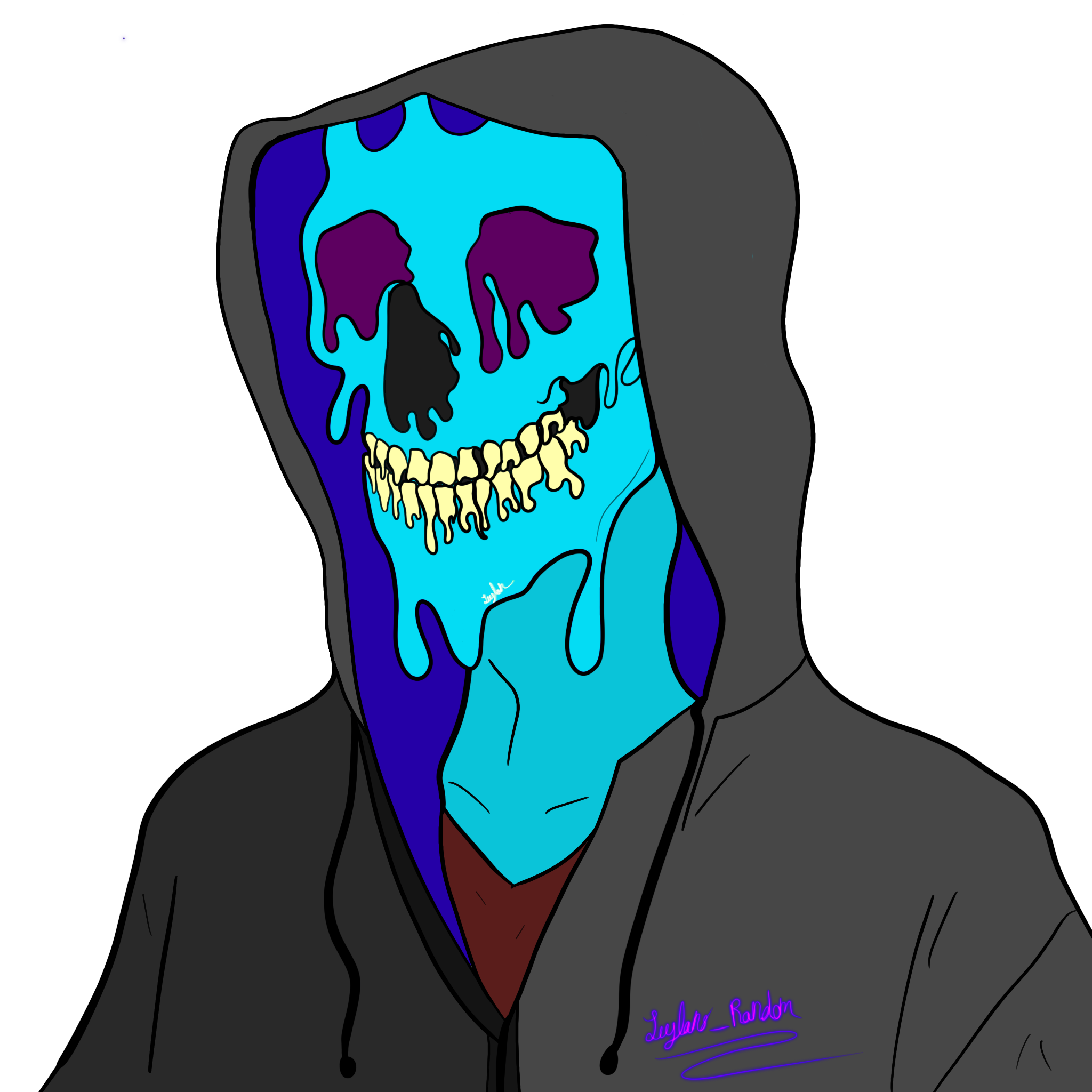 skull drawing